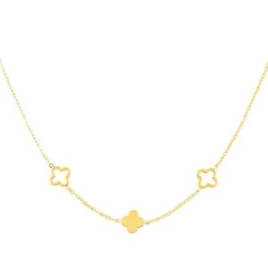 Ketting Lulu – goud stainless steel